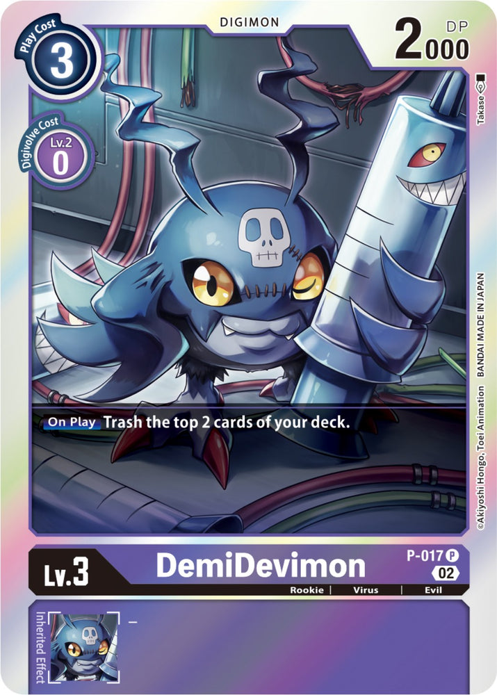 DemiDevimon [P-017] (Resurgence Booster Reprint) [Promotional Cards] - PokeCharles PokeStore