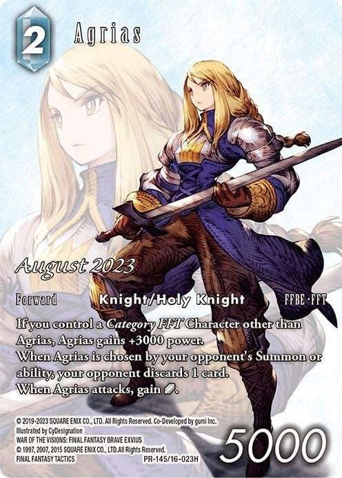 Agrias (Full Art) [Promo Cards] - PokeCharles PokeStore