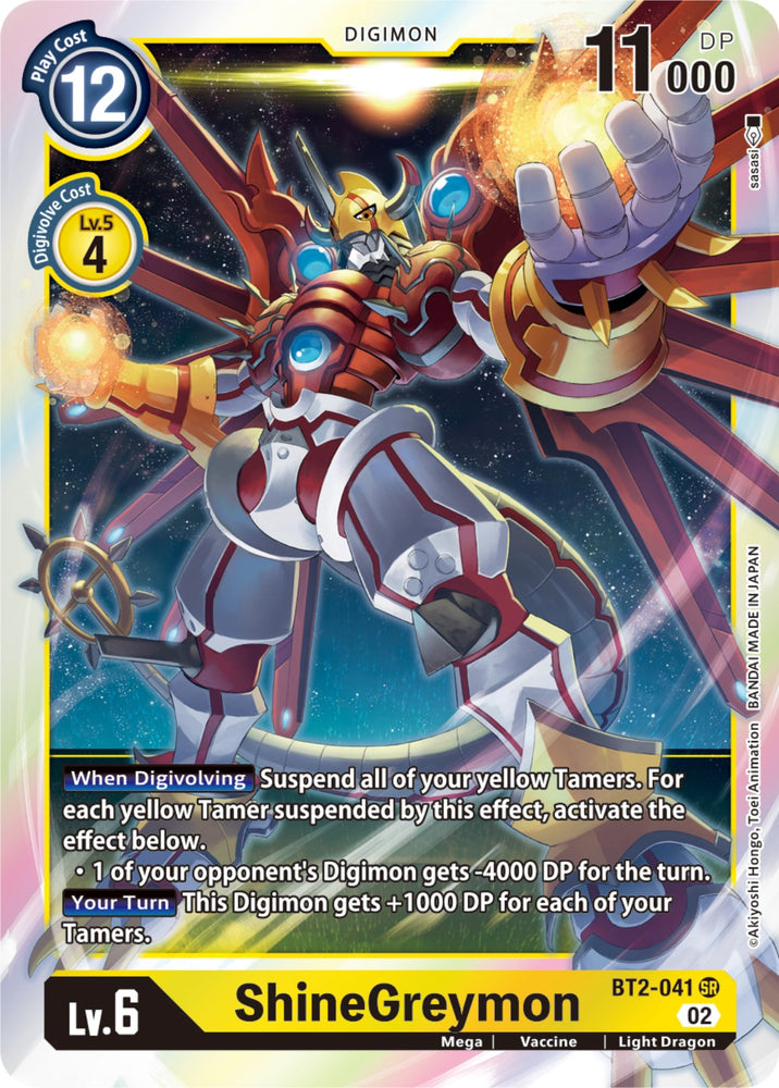 ShineGreymon [BT2-041] (Resurgence Booster Reprint) [Resurgence Booster] - PokeCharles PokeStore