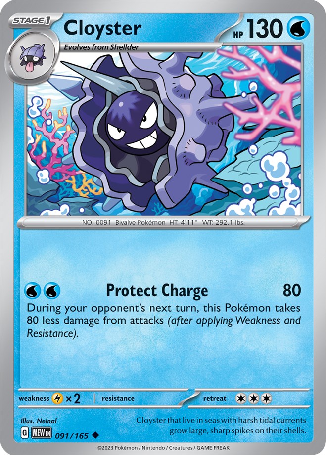 Cloyster (091/165) [Scarlet & Violet: 151]