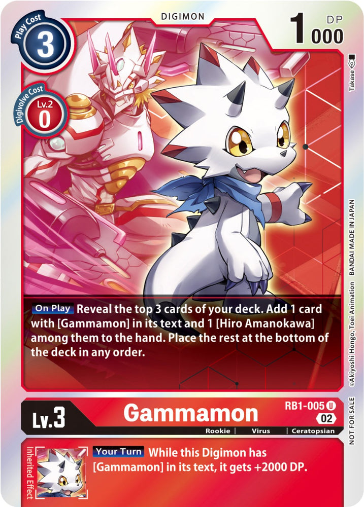 Gammamon [RB1-005] (Box Topper) [Resurgence Booster] - PokeCharles PokeStore