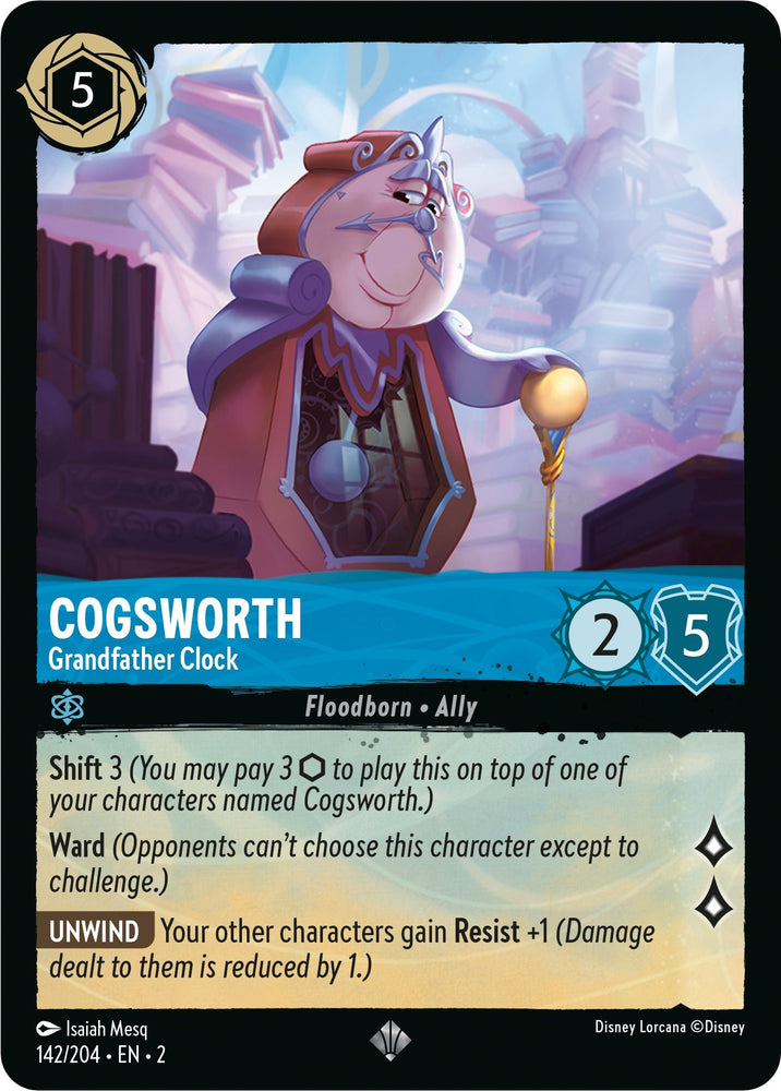 Cogsworth - Grandfather Clock (142/204) [Rise of the Floodborn] - PokeCharles PokeStore
