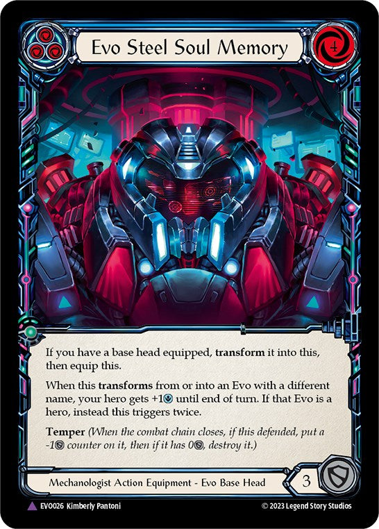 Evo Steel Soul Memory (Marvel) [EVO026] (Bright Lights)  Cold Foil - PokeCharles PokeStore