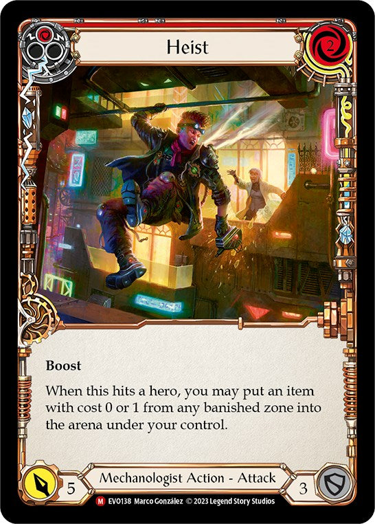 Heist [EVO138] (Bright Lights)  Rainbow Foil - PokeCharles PokeStore