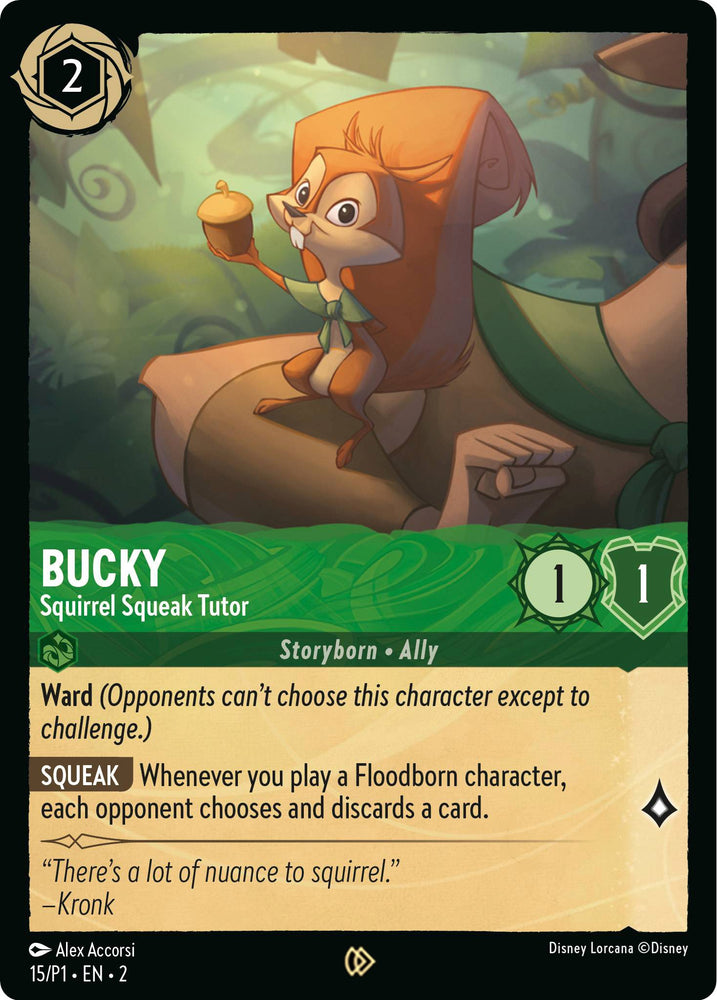 Bucky - Squirrel Squeak Tutor (15) [Promo Cards] - PokeCharles PokeStore