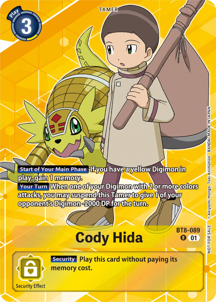 Cody Hida [BT8-089] (Tamer Party Pack -The Beginning-) [New Awakening] - PokeCharles PokeStore