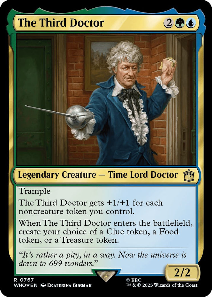 The Third Doctor (Surge Foil) [Doctor Who] - PokeCharles PokeStore