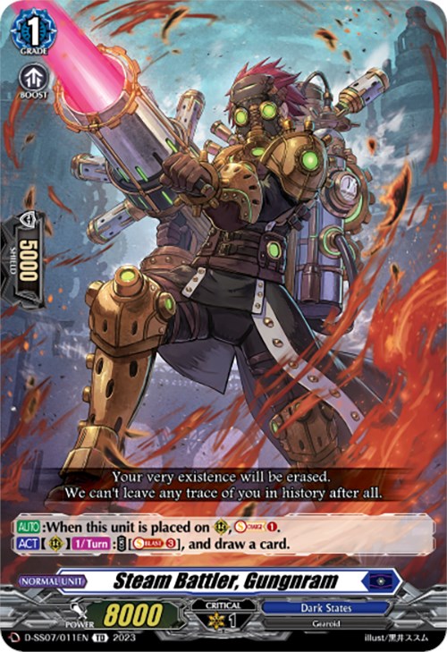 Steam Battler, Gungnram (D-SS07/011EN) [Trial Deck 7: Descendants of the Marine Emperor] - PokeCharles PokeStore