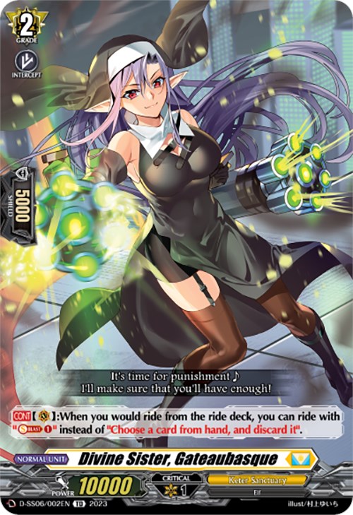 Divine Sister, Gateaubasque (D-SS06/002EN) [Trial Deck 6: Resonance of Thunder Dragon] - PokeCharles PokeStore