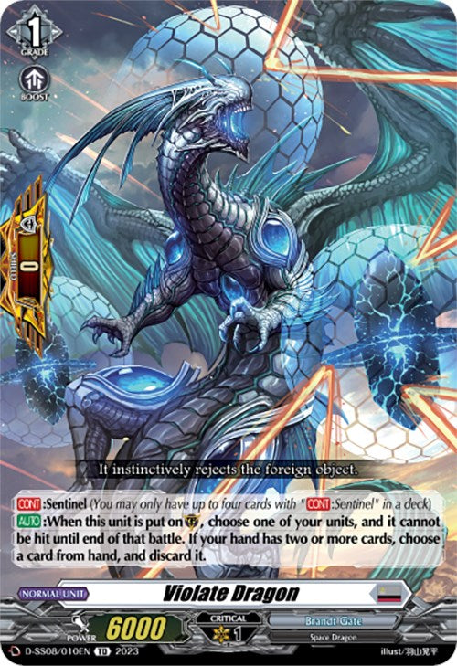 Violate Dragon (D-SS08/010EN) [Festival Booster 2023] - PokeCharles PokeStore
