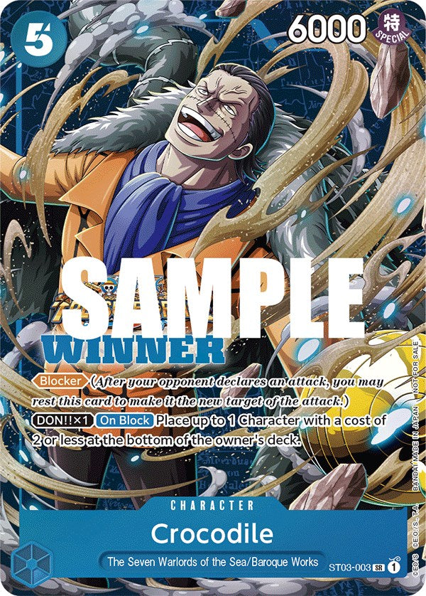 Crocodile (Winner Pack Vol. 5) [One Piece Promotion Cards] - PokeCharles PokeStore