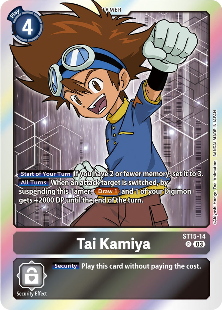 Tai Kamiya [ST15-14] [Starter Deck: Dragon of Courage] - PokeCharles PokeStore