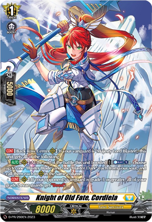 Knight of Old Fate, Cordiela (D-PR/260EN) [Promo Cards] - PokeCharles PokeStore