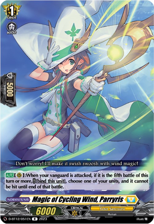 Magic of Cycling Wind, Parryris (D-BT12/051EN) [Evenfall Onslaught] - PokeCharles PokeStore