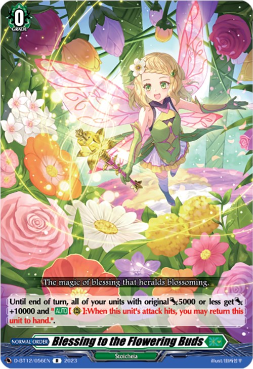 Blessing to the Flowering Buds (D-BT12/056EN) [Evenfall Onslaught] - PokeCharles PokeStore