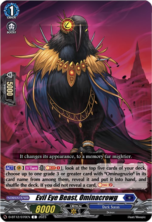 Evil Eye Beast, Ominacrowg (D-BT12/070EN) [Evenfall Onslaught] - PokeCharles PokeStore