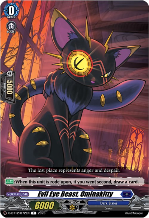 Evil Eye Beast, Ominakitty (D-BT12/072EN) [Evenfall Onslaught] - PokeCharles PokeStore