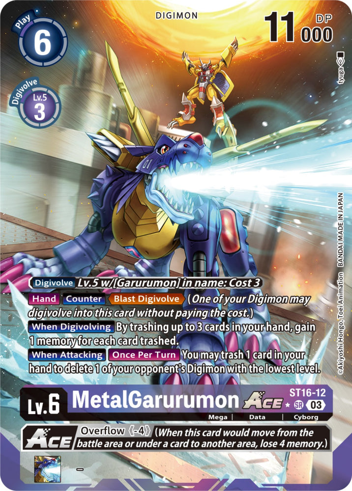 MetalGarurumon Ace [ST16-12] (Alternate Art) [Starter Deck: Wolf of Friendship] - PokeCharles PokeStore