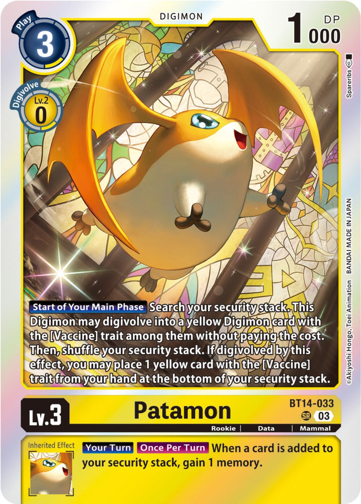 Patamon [BT14-033] [Blast Ace] - PokeCharles PokeStore