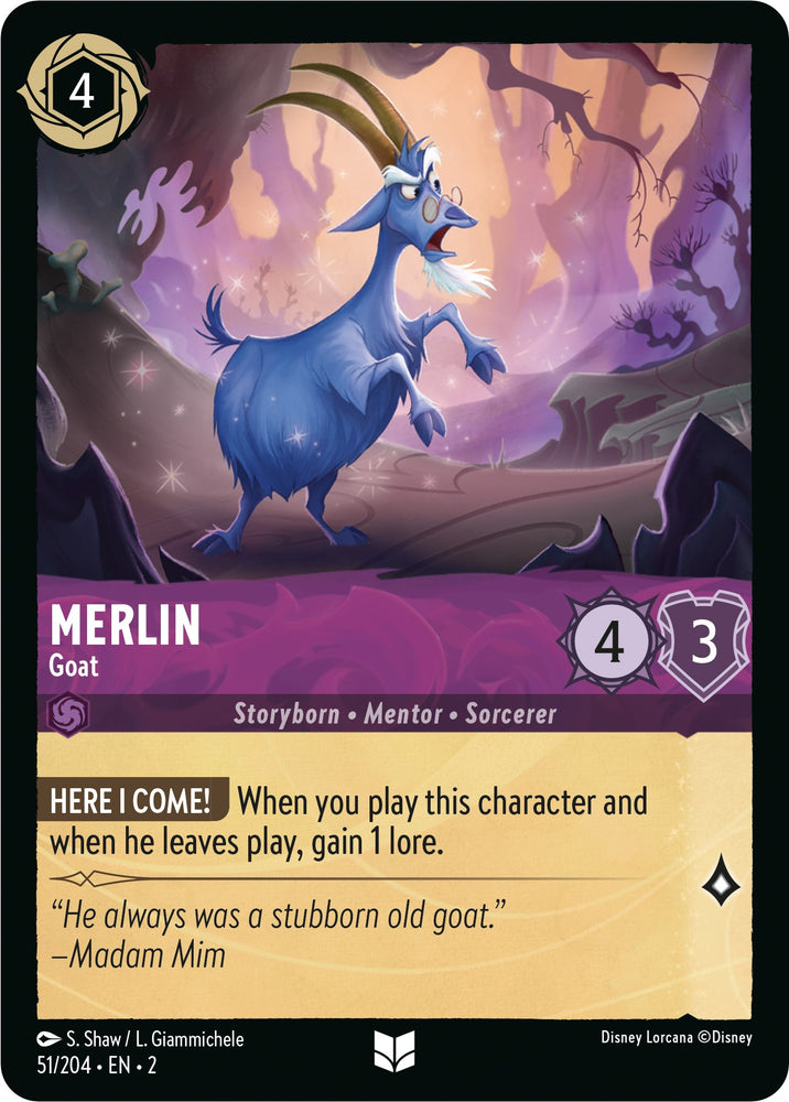 Merlin - Goat (51/204) [Rise of the Floodborn] - PokeCharles PokeStore
