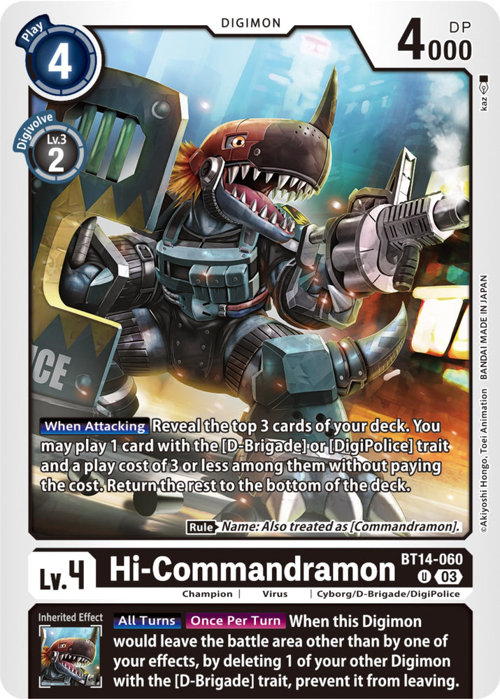 Hi-Commandramon [BT14-060] [Blast Ace] - PokeCharles PokeStore