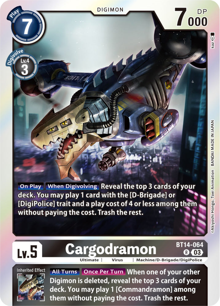 Cargodramon [BT14-064] [Blast Ace] - PokeCharles PokeStore