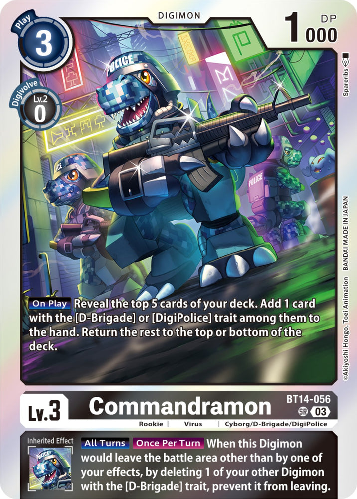 Commandramon [BT14-056] [Blast Ace] - PokeCharles PokeStore