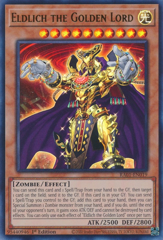 Eldlich the Golden Lord [RA01-EN019] Ultra Rare - PokeCharles PokeStore