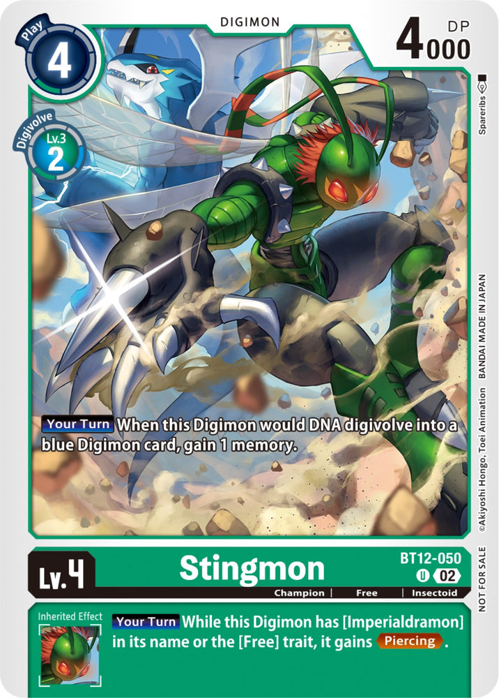 Stingmon [BT12-050] (NYCC 2023 Demo Deck) [Across Time] - PokeCharles PokeStore