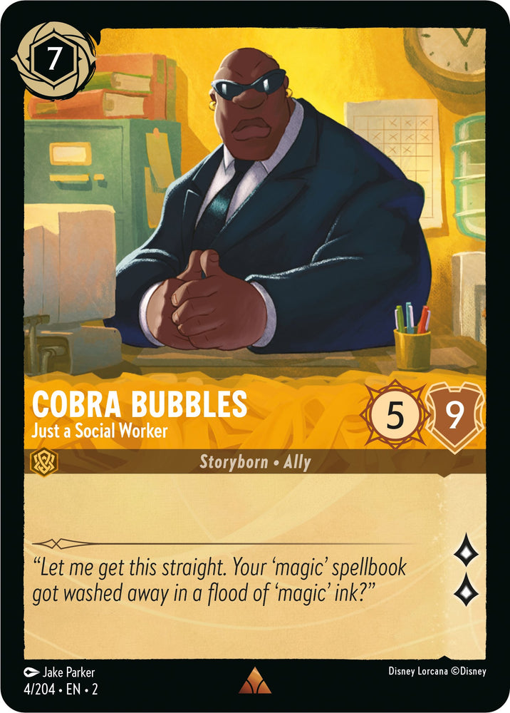 Cobra Bubbles - Just a Social Worker (4/204) [Rise of the Floodborn] - PokeCharles PokeStore