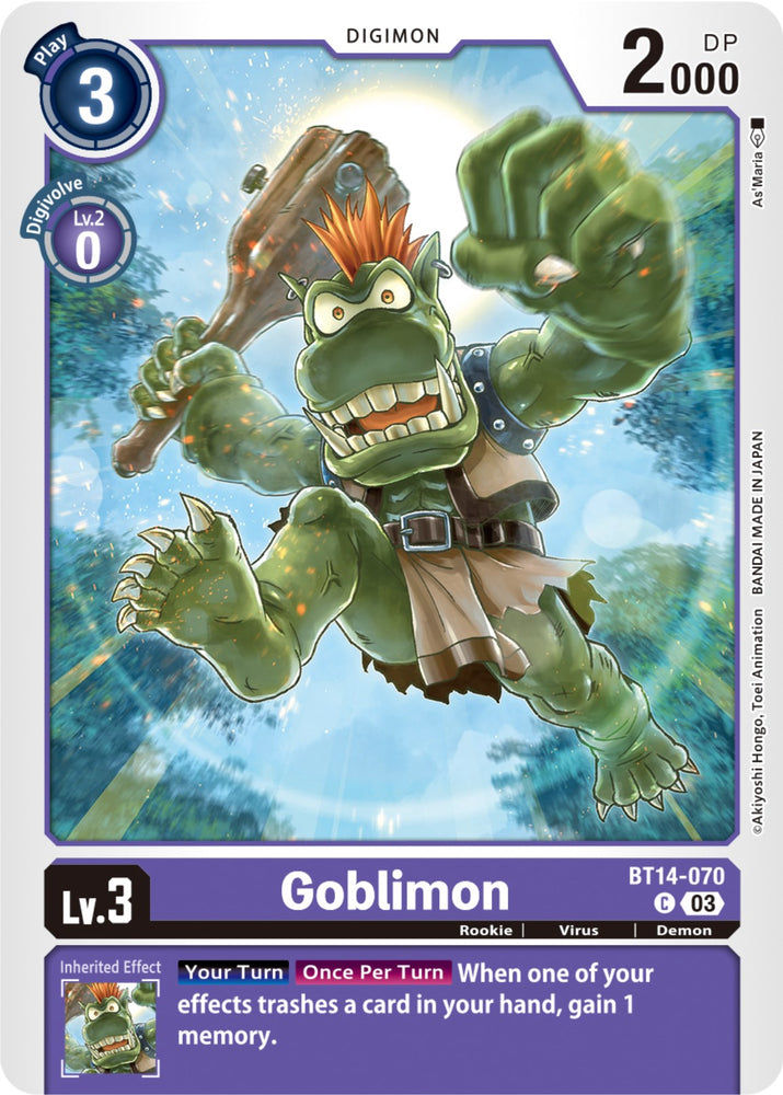 Goblimon [BT14-070] [Blast Ace] - PokeCharles PokeStore