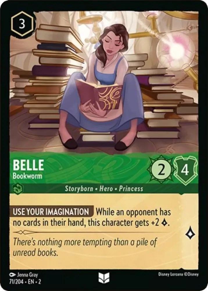 Belle - Bookworm (71/204) [Rise of the Floodborn] - PokeCharles PokeStore