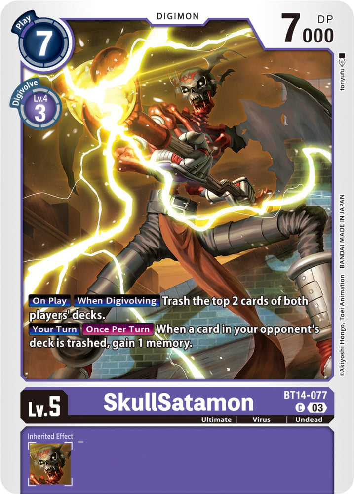SkullSatamon [BT14-077] [Blast Ace] - PokeCharles PokeStore