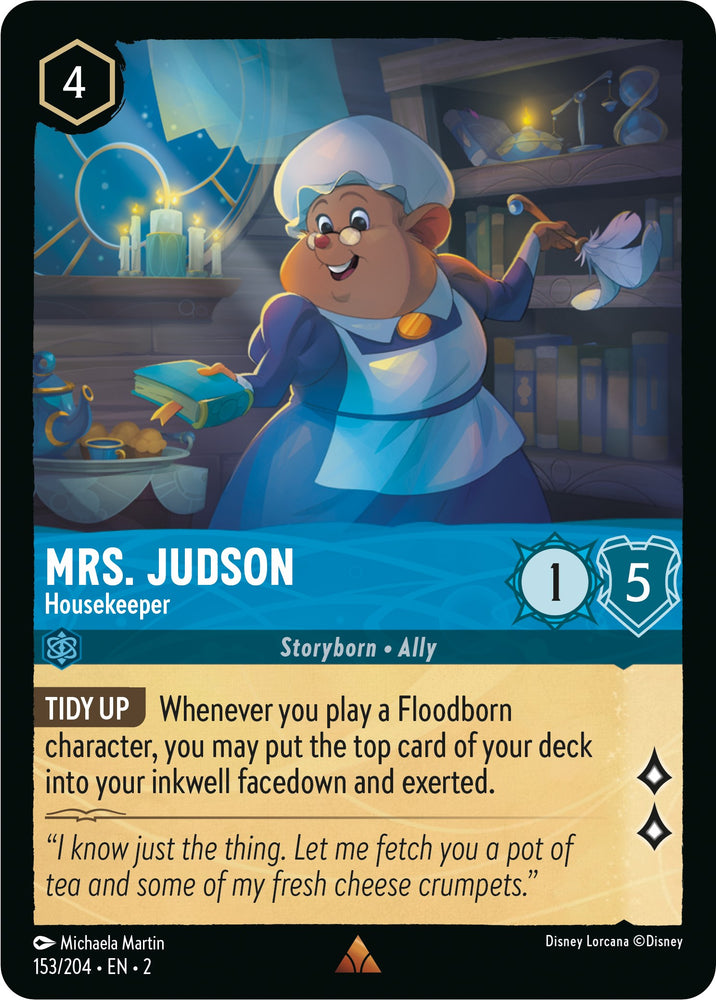 Mrs. Judson - Housekeeper (153/204) [Rise of the Floodborn] - PokeCharles PokeStore