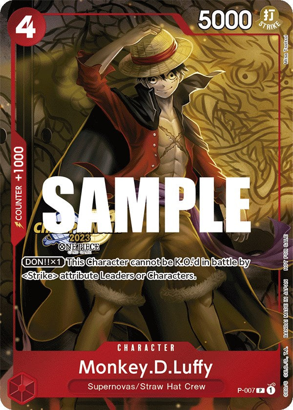 Monkey.D.Luffy (CS 2023 Celebration Pack) [One Piece Promotion Cards] - PokeCharles PokeStore