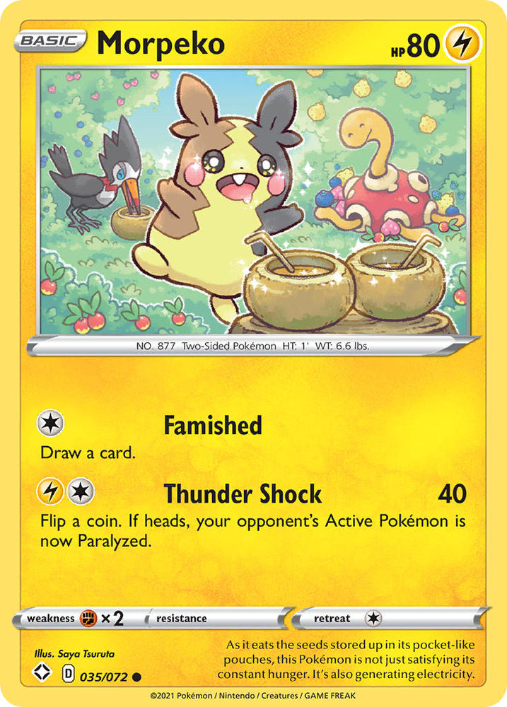 Morpeko (035/072) [Sword & Shield: Shining Fates] - PokeCharles PokeStore