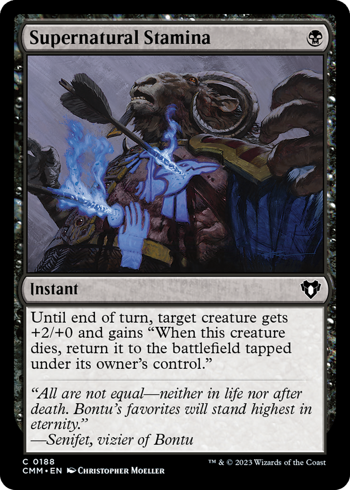 Supernatural Stamina [Commander Masters] - PokeCharles PokeStore