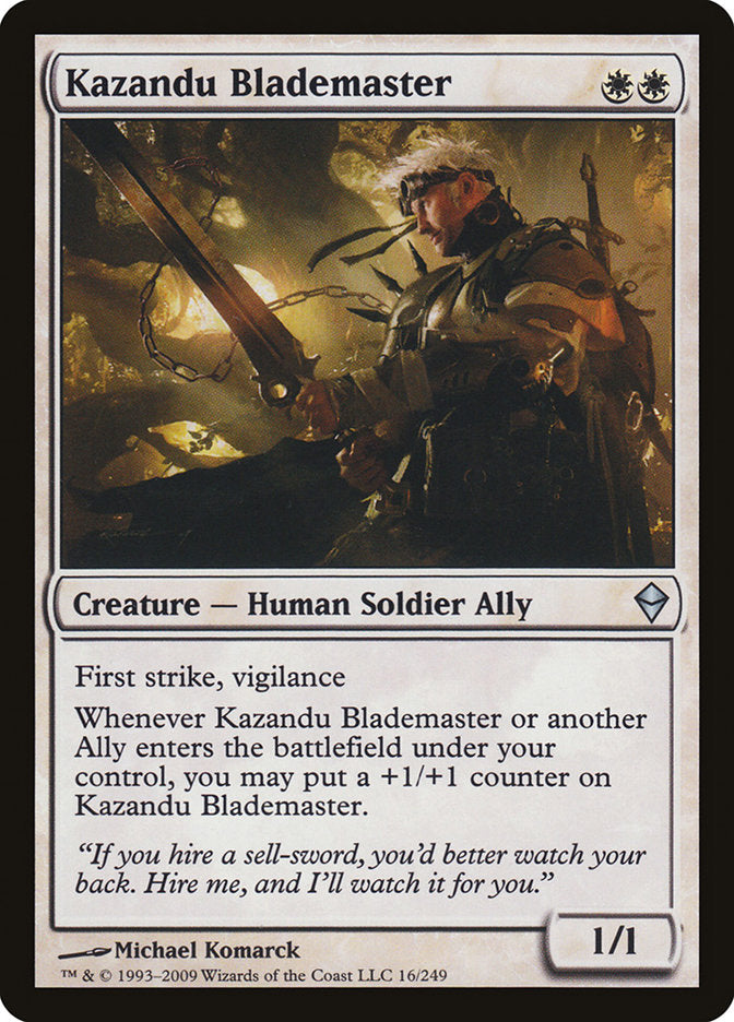 Kazandu Blademaster [Zendikar] - PokeCharles PokeStore
