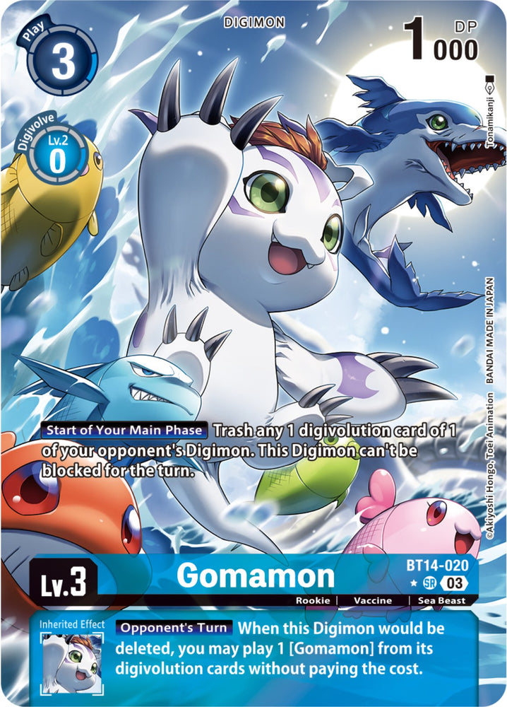 Gomamon [BT14-020] (Alternate Art) [Blast Ace] - PokeCharles PokeStore
