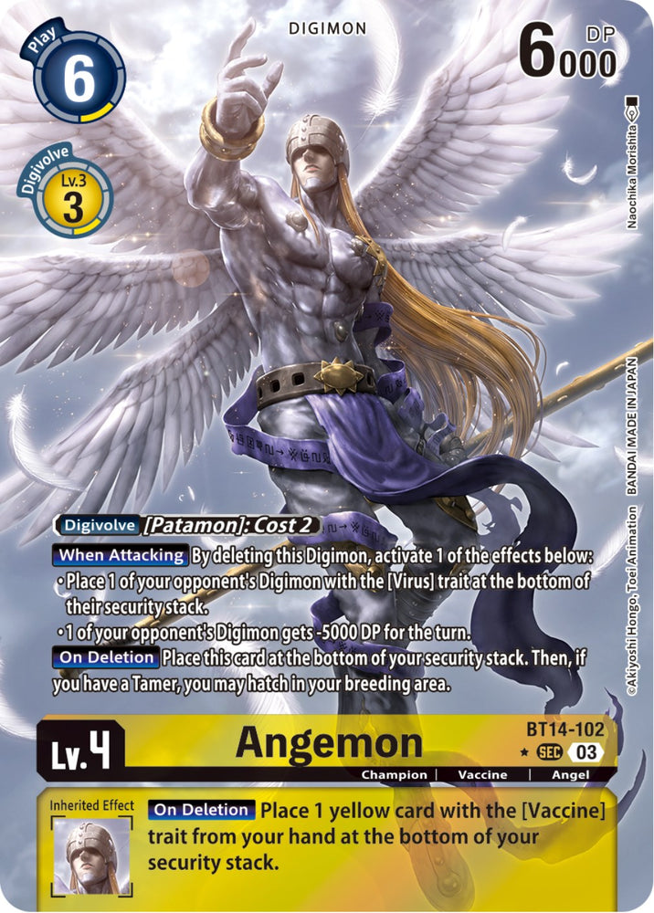 Angemon [BT14-102] (Alternate Art) [Blast Ace] - PokeCharles PokeStore