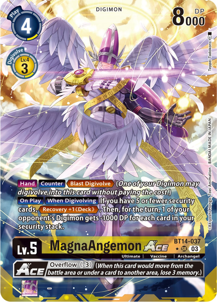MagnaAngemon Ace [BT14-037] (Alternate Art) [Blast Ace] - PokeCharles PokeStore