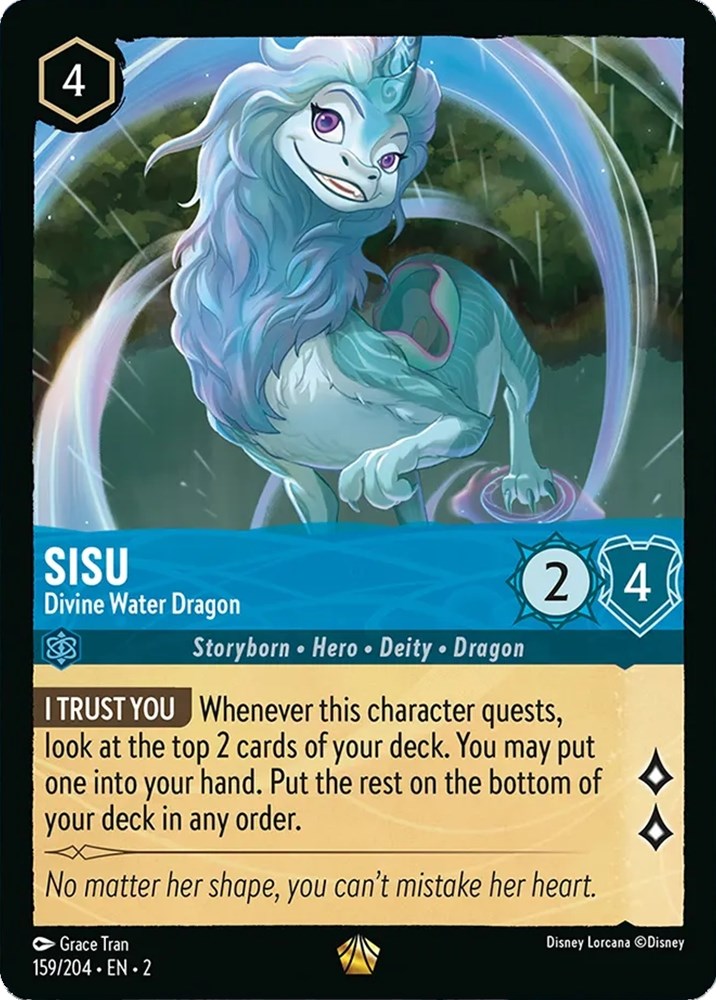 Sisu - Divine Water Dragon (159/204) [Rise of the Floodborn] - PokeCharles PokeStore