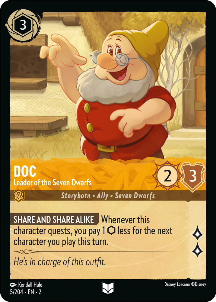 Doc - Leader of the Seven Dwarfs (5/204) [Rise of the Floodborn] - PokeCharles PokeStore