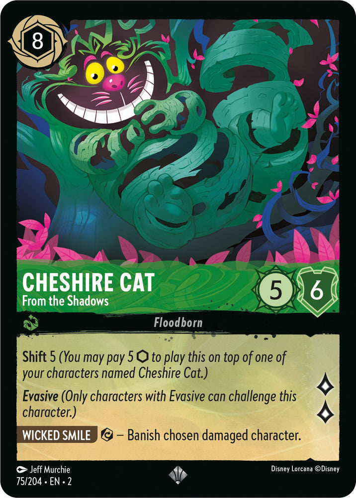 Cheshire Cat - From the Shadows (75/204) [Rise of the Floodborn] - PokeCharles PokeStore