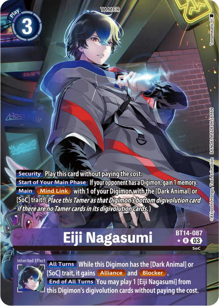 Eiji Nagasumi [BT14-087] (Alternate Art) [Blast Ace] - PokeCharles PokeStore