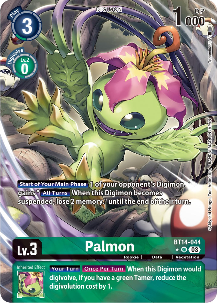 Palmon [BT14-044] (Alternate Art) [Blast Ace] - PokeCharles PokeStore