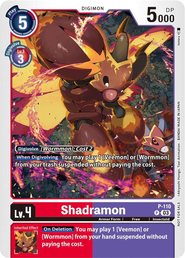 Shadramon [P-110] (3rd Anniversary Survey Pack) [Promotional Cards] - PokeCharles PokeStore