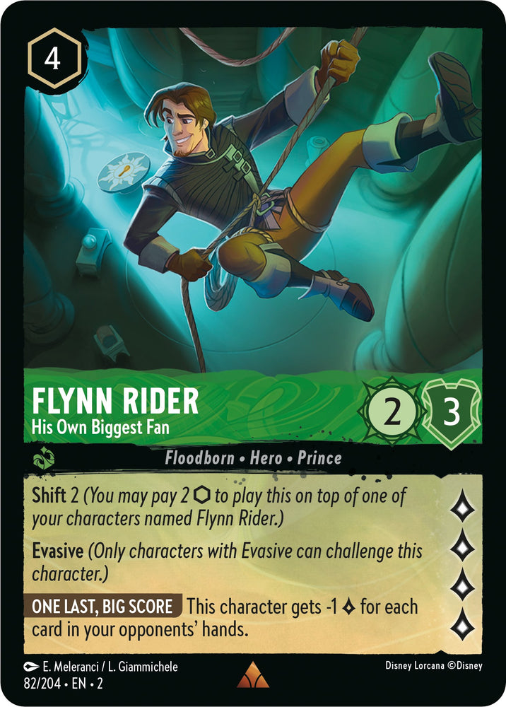 Flynn Rider - His Own Biggest Fan (82/204) [Rise of the Floodborn] - PokeCharles PokeStore