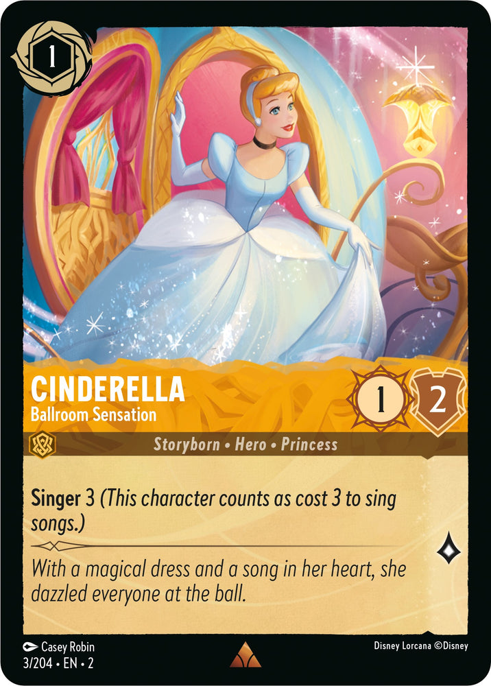 Cinderella - Ballroom Sensation (3/204) [Rise of the Floodborn] - PokeCharles PokeStore