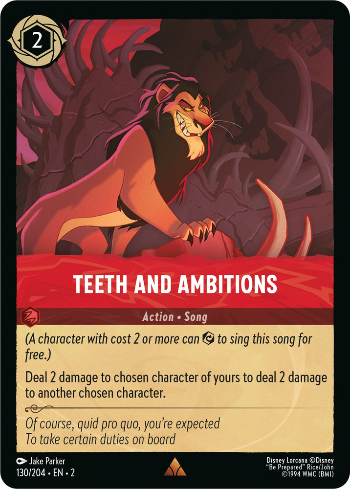 Teeth and Ambitions (130/204) [Rise of the Floodborn] - PokeCharles PokeStore